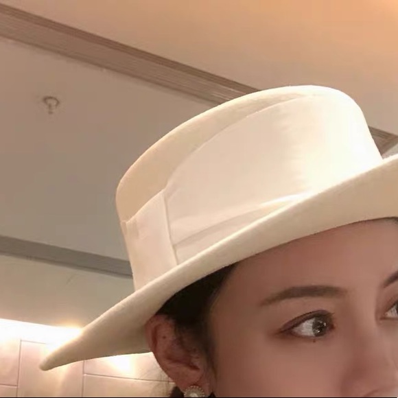 Vintage British white hat